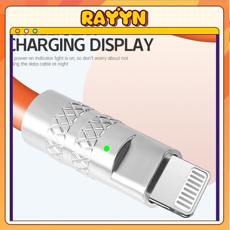 Dây Cáp Sạc Nhanh 120W 6A Bằng Hợp Kim Kẽm Và Silicon Cho type-C