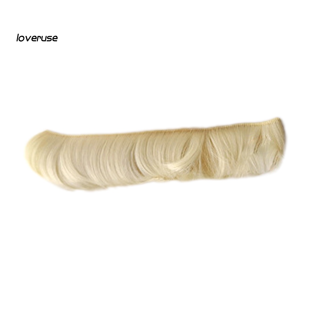 Tóc Giả Dài Sợi Chịu Nhiệt Độ Cao Màu Sắc Đơn Giản Cho Búp Bê