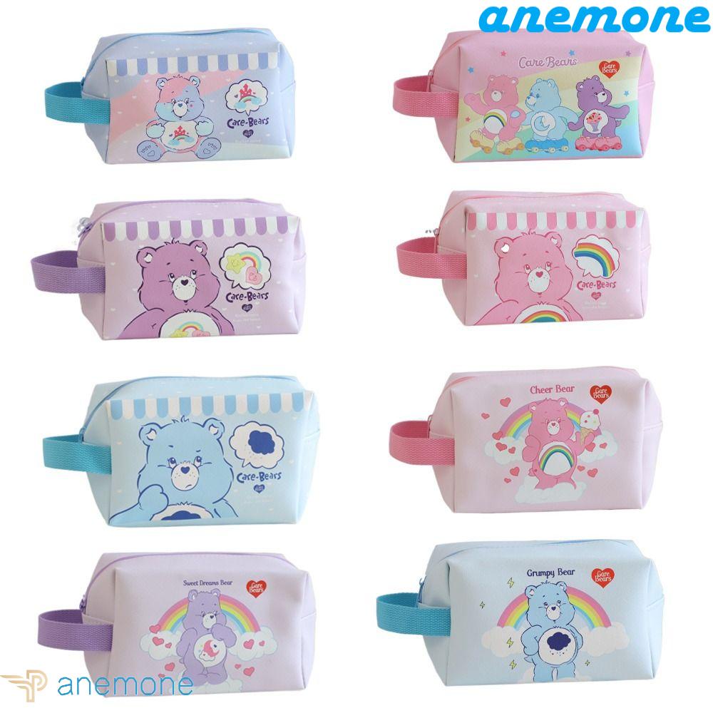 Túi Đựng Mỹ Phẩm Da PU Cỡ Lớn In Hình Cinnamoroll / Cầu Vồng / Chữ Cái Kiểu Hàn Quốc