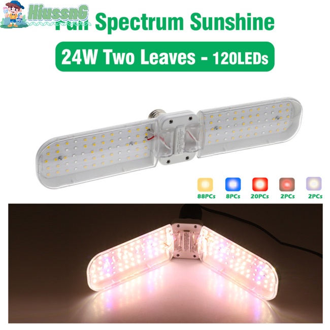 Đèn Led 24w 36w 48w E27 Giúp Cây Tăng Trưởng Trong Nhà