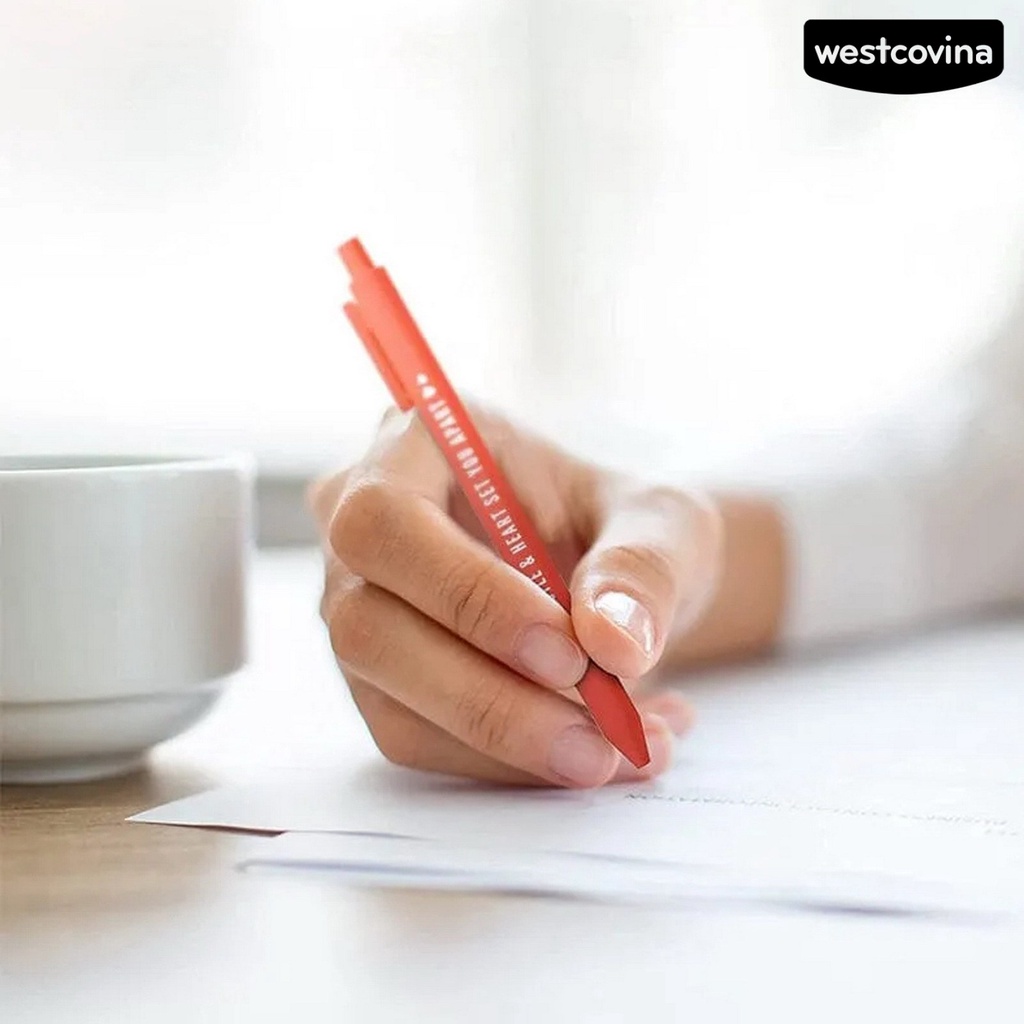 [COD]♪Set 5 Bút Bi Ngòi 0.5mm Khô Nhanh Cho Bé