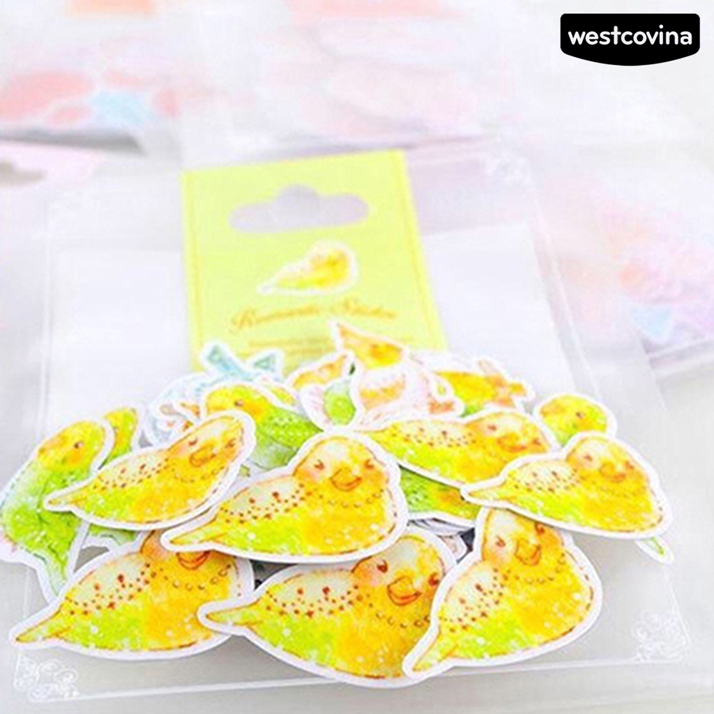 [COD]♪Bộ 70 Miếng Dán PVC Màu Nước Tự Dính Trang Trí Hành Lý / Laptop Dễ Thương