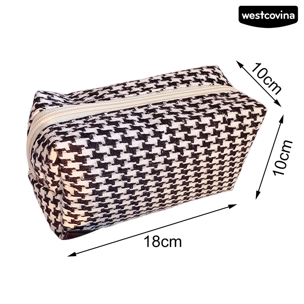 [COD]♪Túi Đựng Đồ Trang Điểm / Mỹ Phẩm Khóa Kéo Đa Năng Màu Sắc Ngọt Ngào Thời Trang