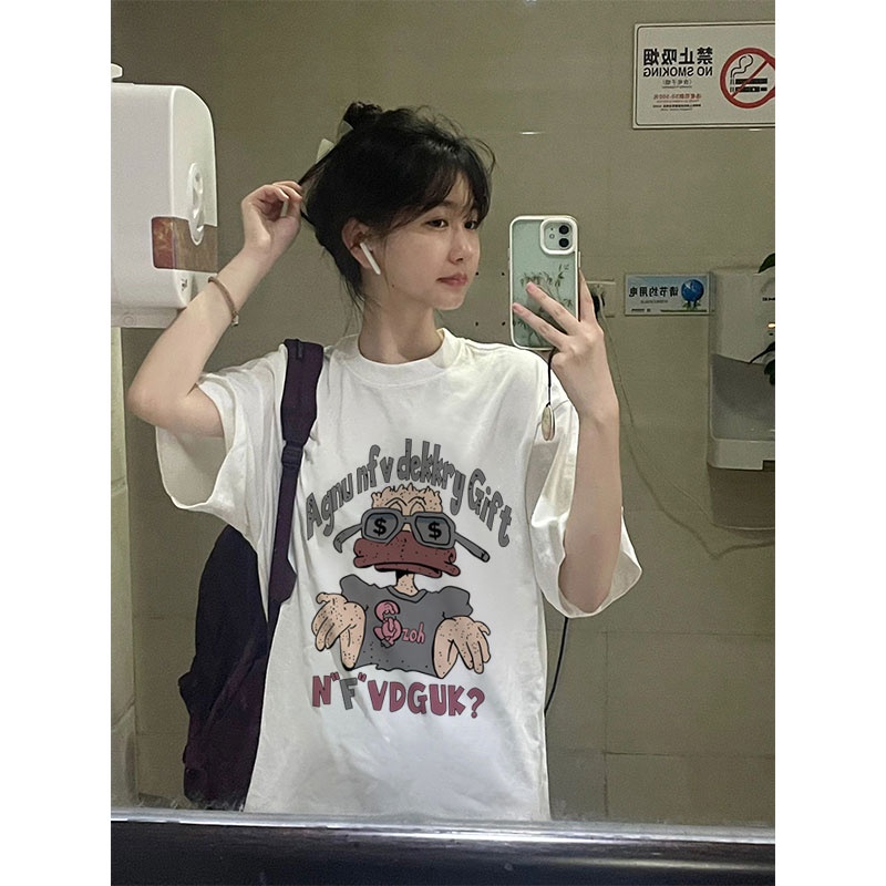 Áo Thun Unisex 100% Cotton Nguyên Chất Ngắn Tay Phong Cách Hàn Quốc Mới NRVP 2023