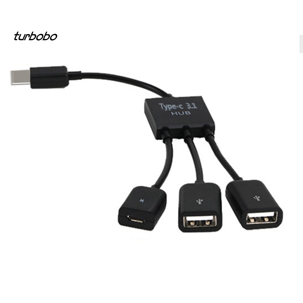 Bộ Chuyển Đổi USB OTG 3 Trong 1 Gọn Nhẹ 3 Trong 1 Cho Xe Hơi