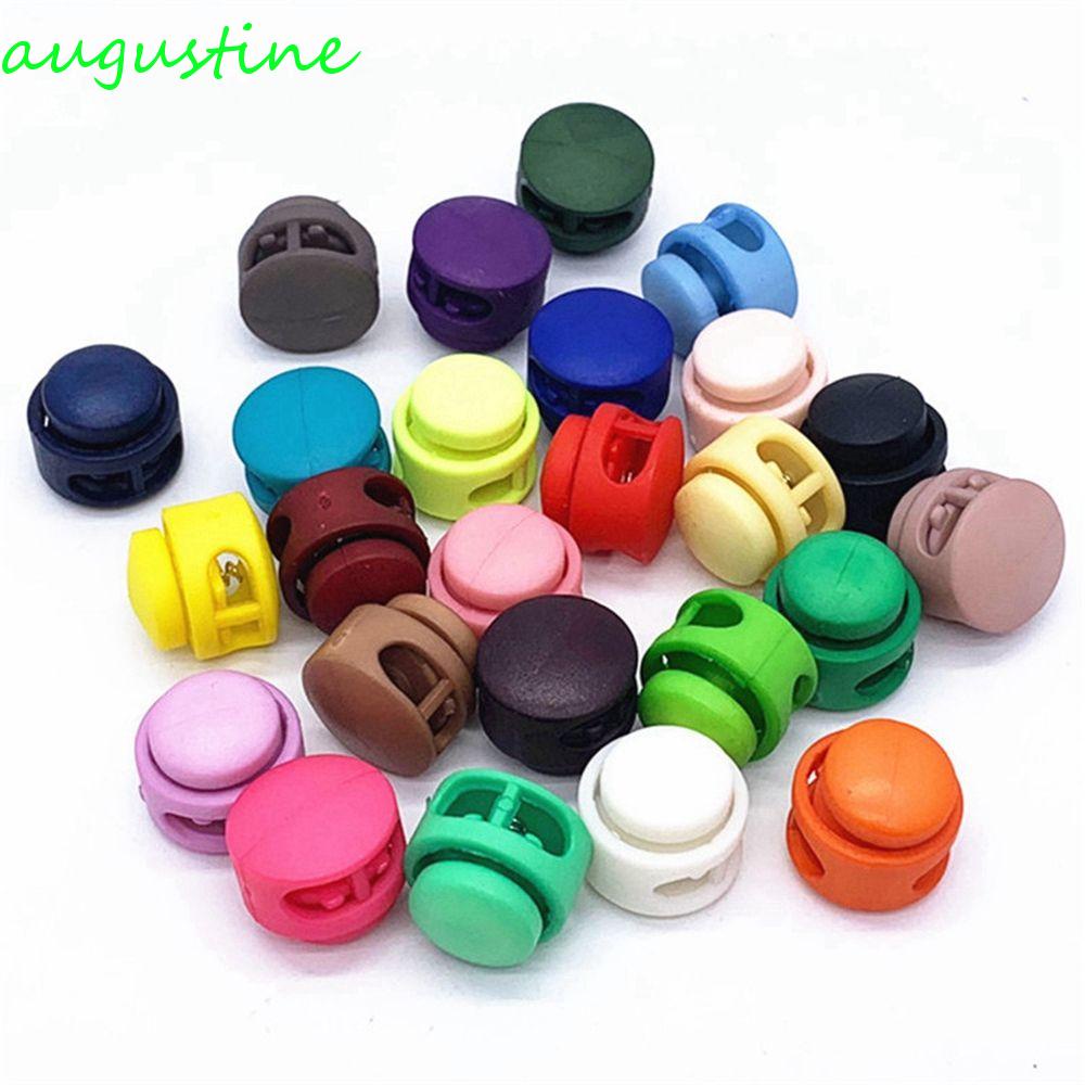 Set 10 Khóa Dây Giày Co Giãn Nhiều Màu Sắc