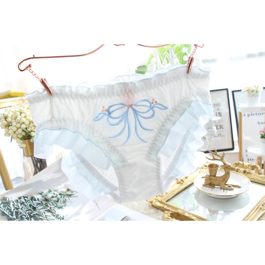 Hàng Mới Về Quần Lót Thêu Họa Tiết Dễ Thương Thoải Mái Cho Nữ