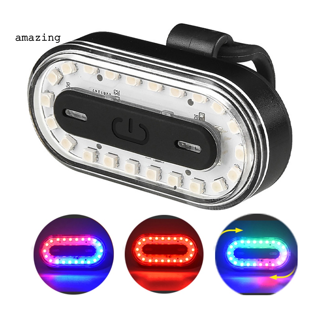 Đèn An Toàn Phía Sau Xe Đạp Dễ Lắp Đặt Tiện Dụng