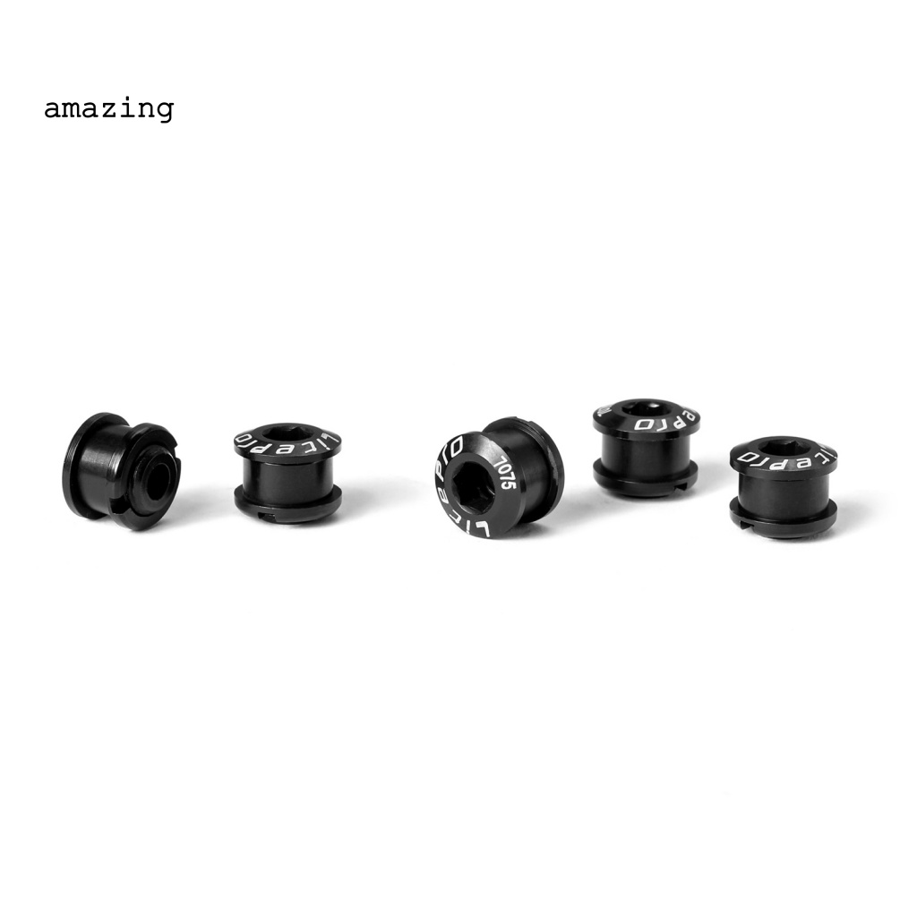 Set 5 Ốc Vít Bánh Xích Xe Đạp CNC Chất Lượng Cao