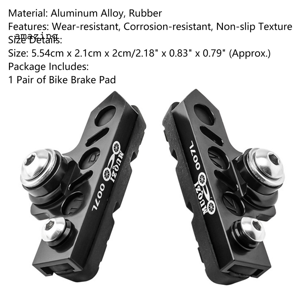 1 Cặp Má Phanh Xe Đạp Siêu Bền Chất Lượng Cao