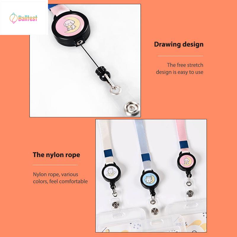 💜Móc khoá thẻ - thẻ treo móc khóa, thẻ giữ vé xe dây co rút quẹt thẻ từ tiện lợi