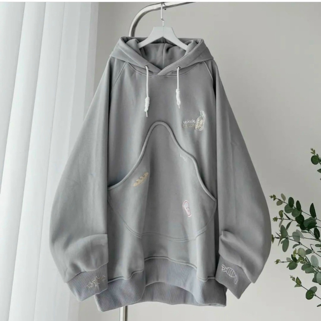 Áo Khoác Hoodie Nam Nữ In Hình Trái Tim LOVE Họa Tiết Siêu Dễ Thương Form Rộng Phối Túi Thời Trang Cực Xịn. TP