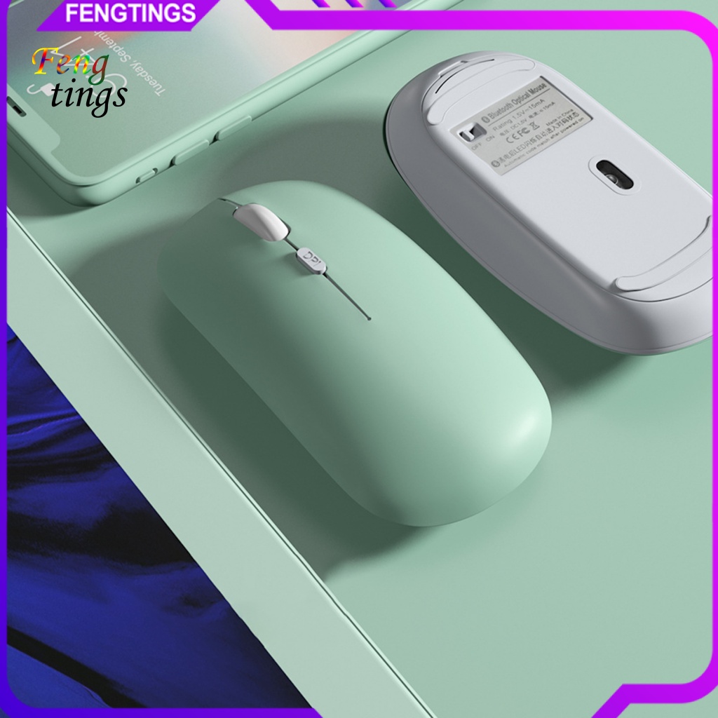 Chuột Không Dây Fw312 Chống Trượt Bản Rộng Có Thể Điều Chỉnh 4 Nút Bấm Kết Nối Bluetooth Cho Máy Tính Bảng / Notebook