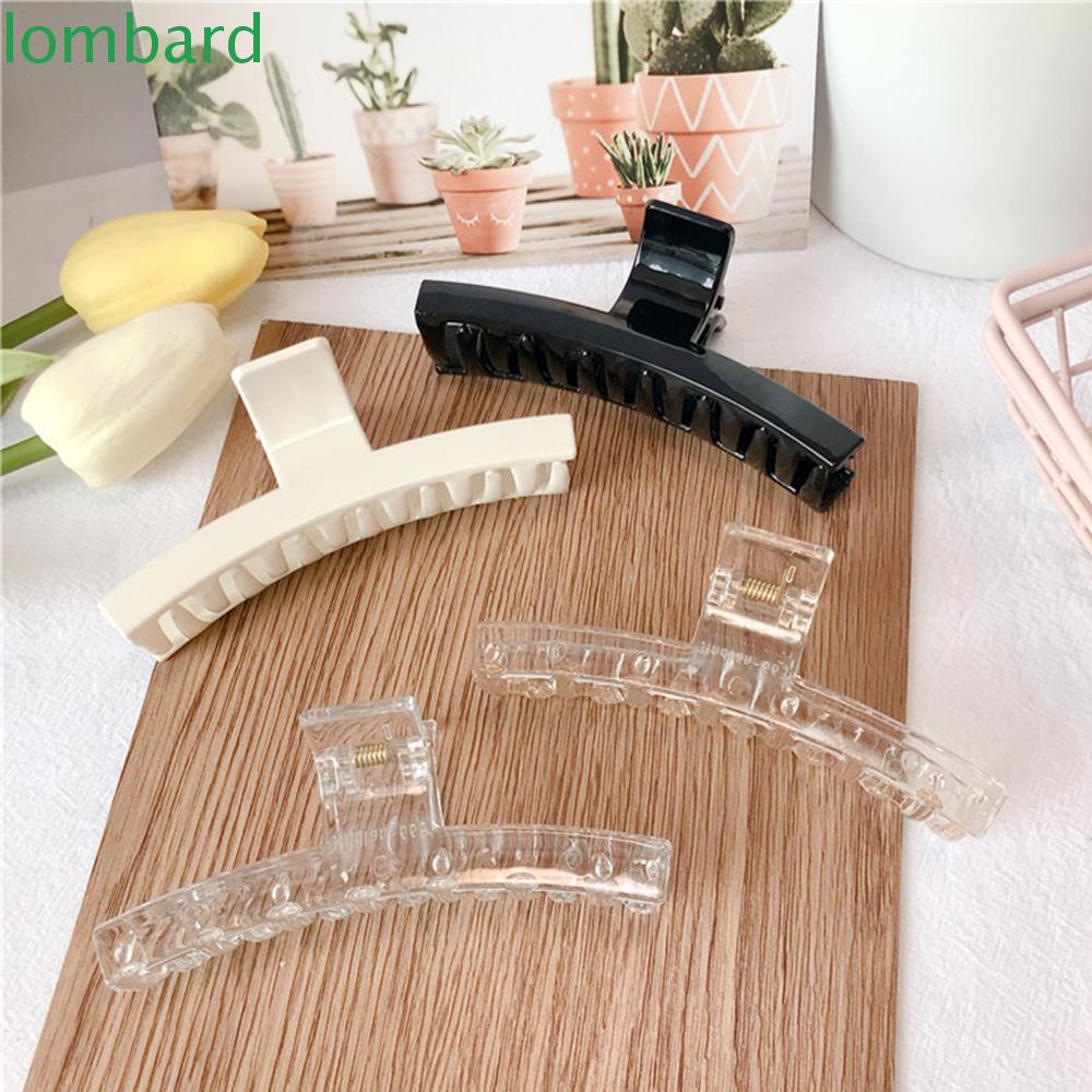 Kẹp Tóc Càng Cua Dáng Dài Cỡ Lớn Bằng Acrylic Thời Trang Cho Nữ