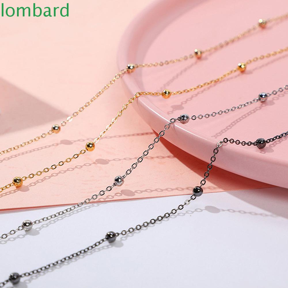 Dây Chuỗi Hạt Kim Loại Kẹp Mắt Kính Chống Thất Lạc Cho Nam