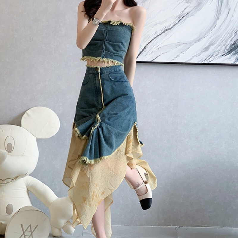 Váy Denim Thời Trang Mùa Hè 2023 95 FF