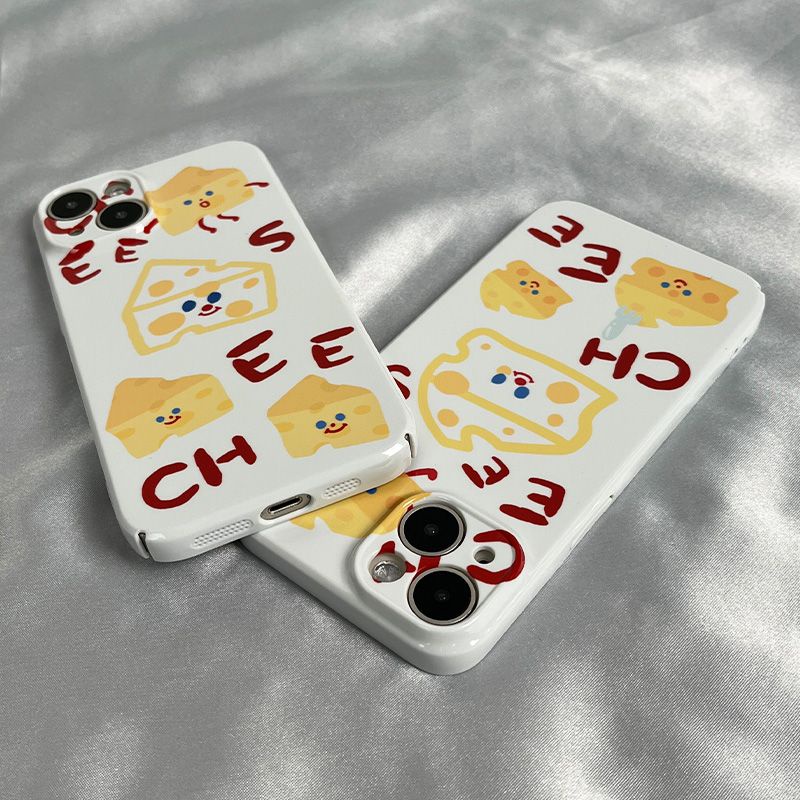 Ốp Điện Thoại Cứng Họa Tiết Phô Mai Độc Đáo Cho Apple 7 / xs / xr 8 / 11iphone13 14proiPhone12 B9O6