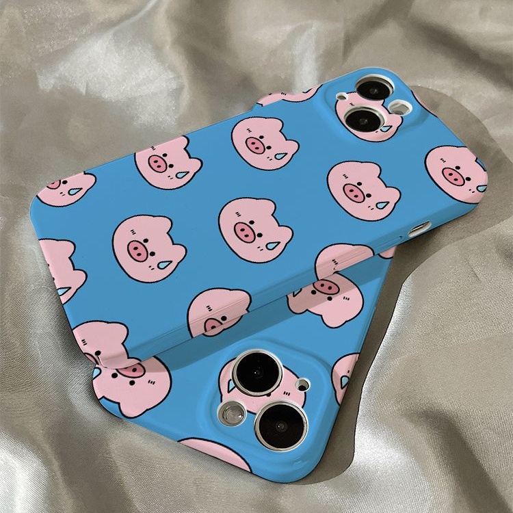 Ốp Điện Thoại Cứng Hình Heo Cho iphone14promax12p 13 Zhao Lusi 6T4C 11