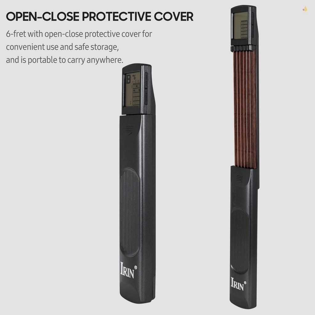 Đàn Guitar Bỏ Túi IRIN 6 Phím Có Màn Hình Hiển Thị Tiện Dụng Cho Người Mới Bắt Đầu