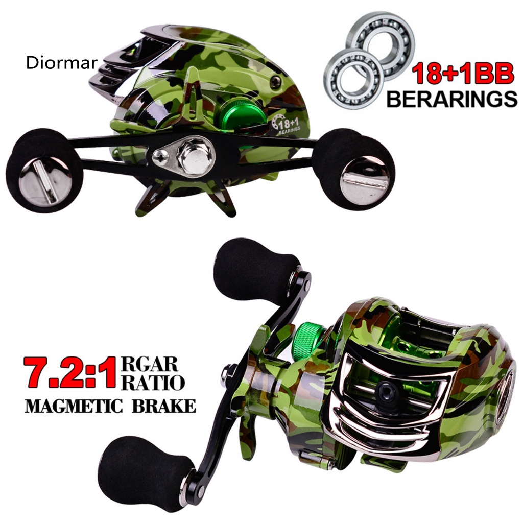 Máy Câu Cá DIO 7.2: 1 18 + 1 Trục Chất Lượng Cao