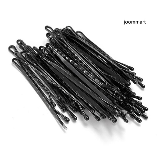 Set 60 Kẹp Tóc Kim Loại Màu Đen Gợn Sóng