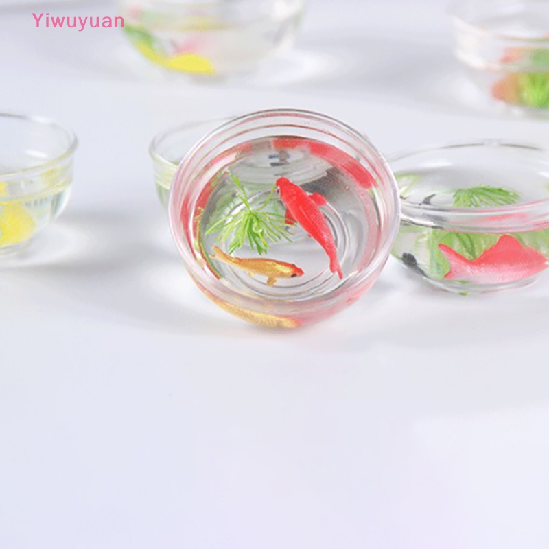 Đồ trang trí Hồ Cá Mini Bằng PVC Trang Trí Nhà Búp Bê Mới