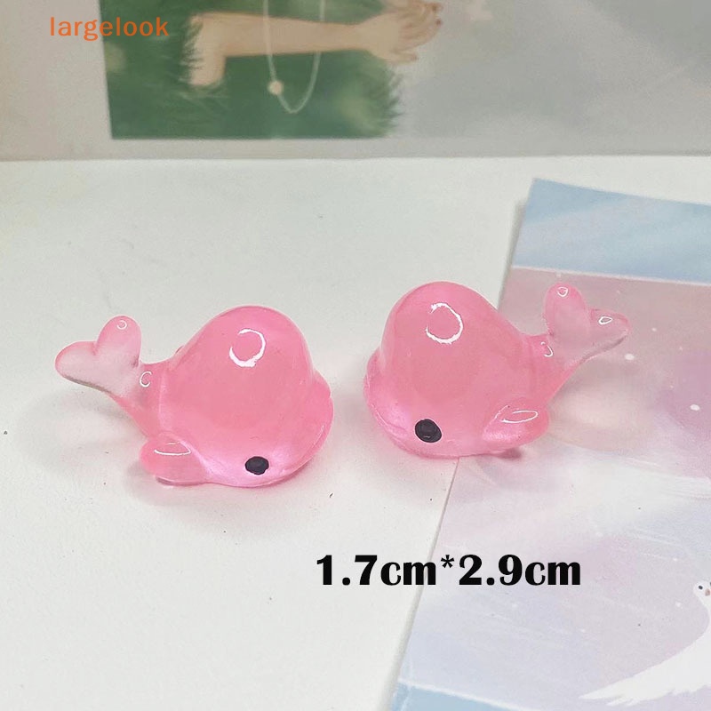 Set 5 Mô Hình Cá Heo Bằng Nhựa Phát Quang Trang Trí Sân Vườn