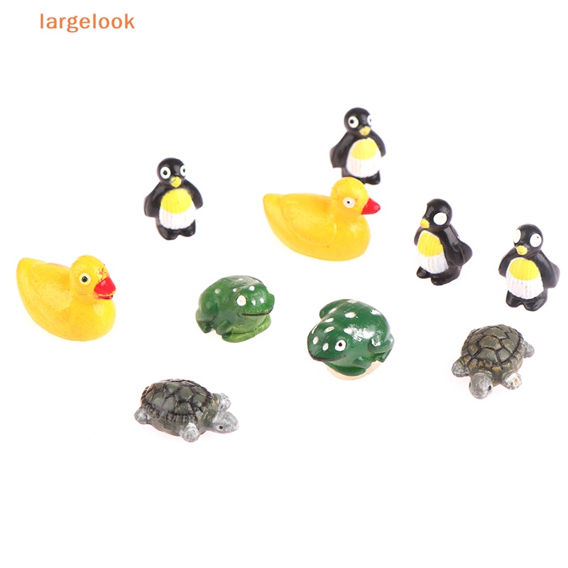 Set 10 Tượng Rùa Mini Bằng Nhựa Dễ Thương Dùng Để Trang Trí