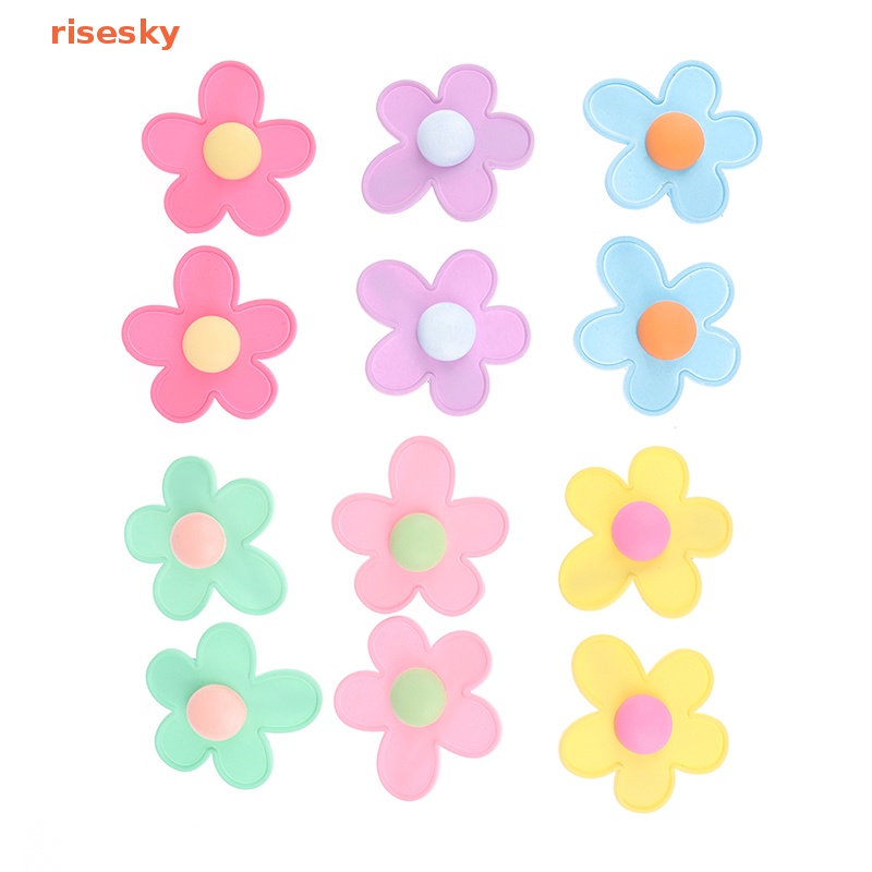 Kẹp Tóc Hình Hoa Màu Sắc Ngọt Ngào Cho Nữ