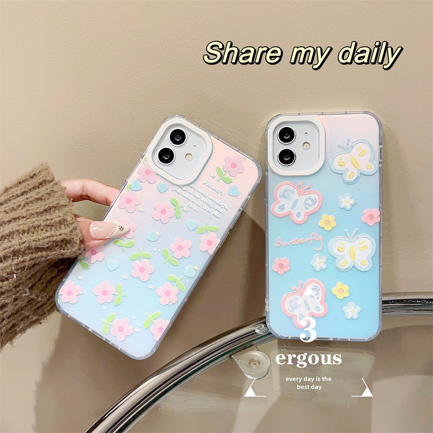 Ốp Điện Thoại Mềm Chống Sốc Màu Gradient Cho IPhone 14 13 12 11 Pro Max SE2020 X XR Xs Max 7 8 Plus