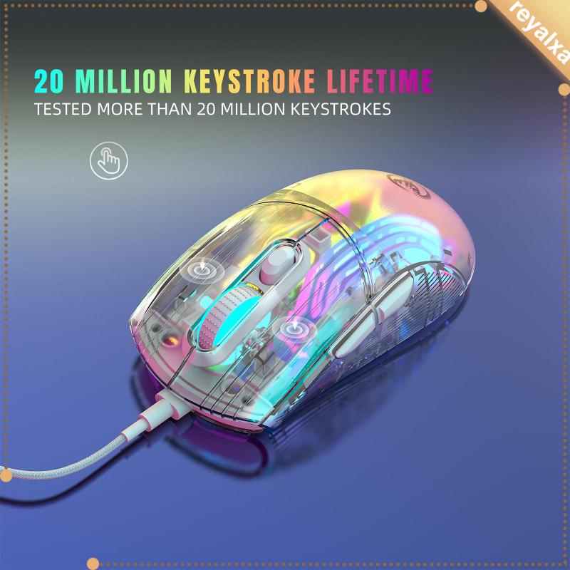 Chuột Chơi Game Có Dây 12800 DPI 6 DPI RGB Chuyên Dụng Cho Máy Tính Laptop