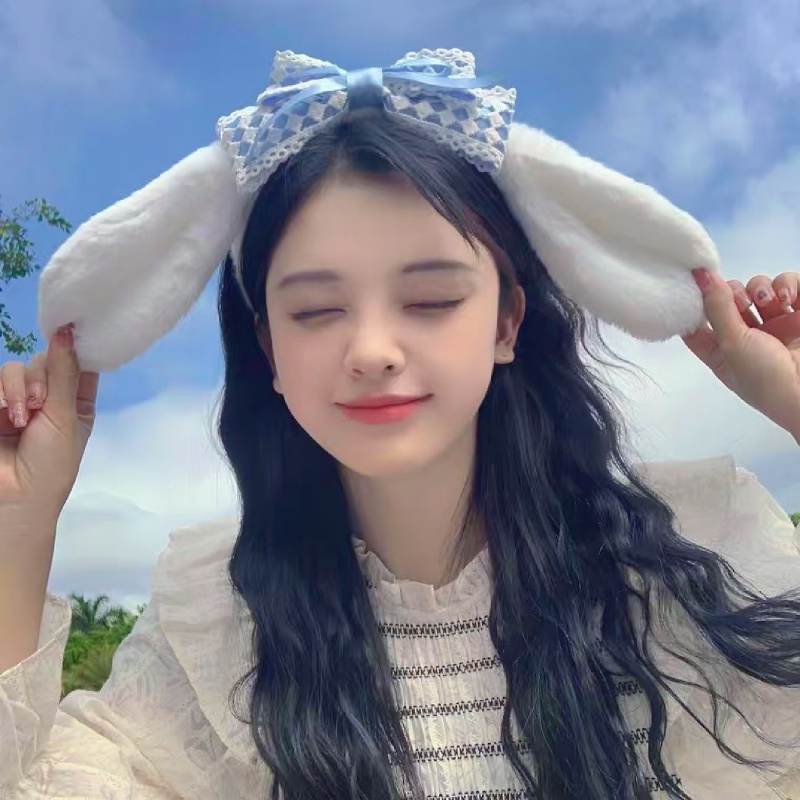 Băng Đô Cài Tóc Rửa Mặt In Hoạt Hình Kuromi My Melody Hellokitty Dễ Thương Thời Trang Cho Bé Gái