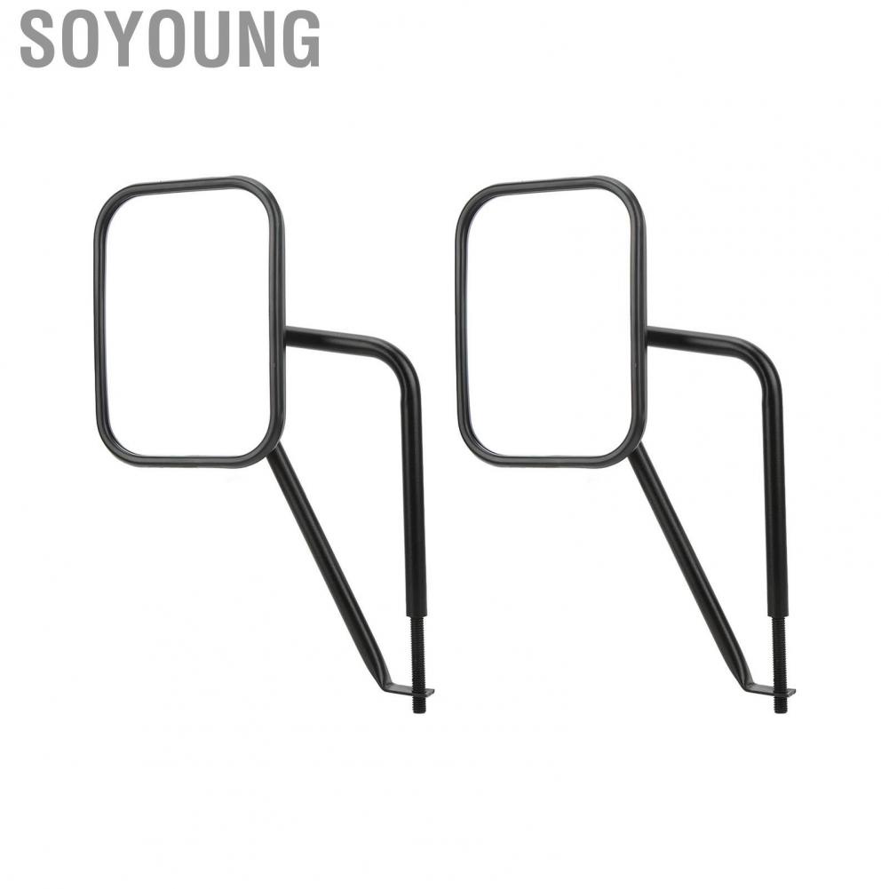 Soyoung Rear View Mirrors Side Rearview Mirror 7.7in for Vehicle Replacement  Wrangler JK JL TJ YJ CJ