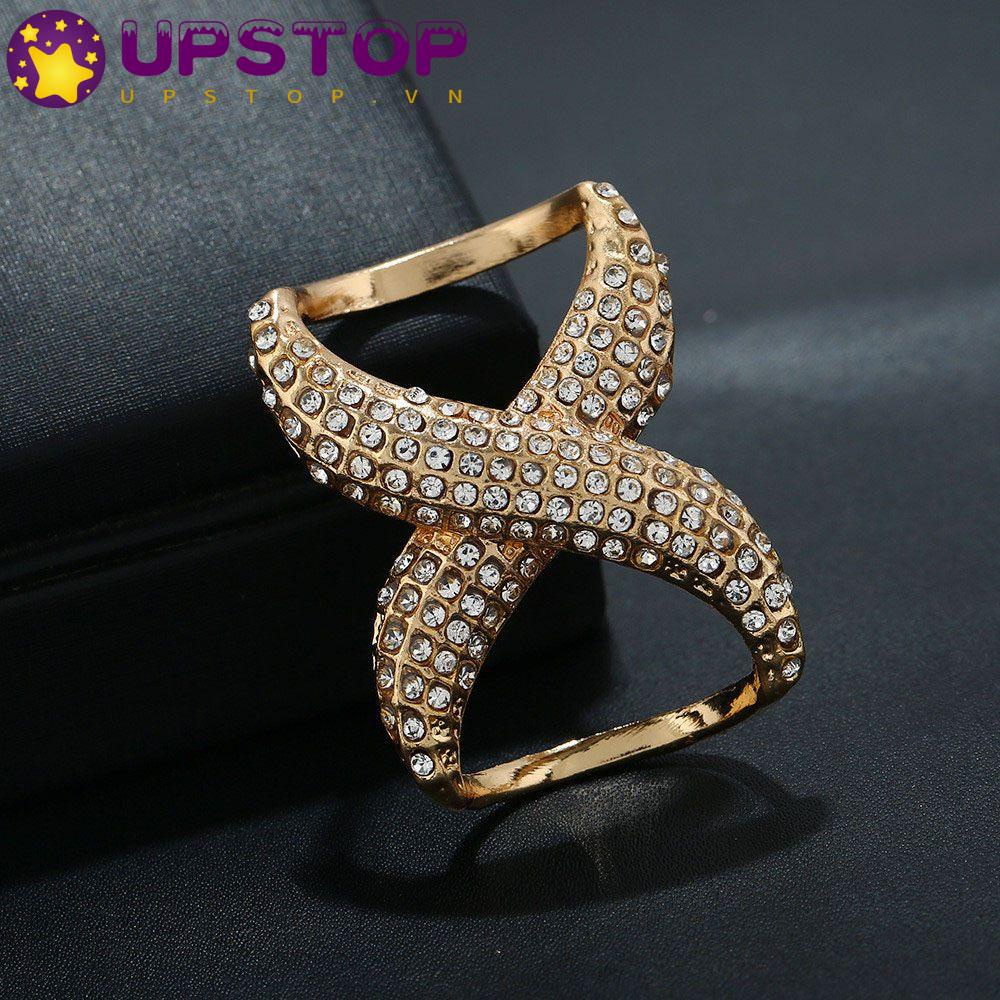 Nhẫn Kẹp Khăn Choàng Thời Trang Cổ Điển Cho Nữ|Trâm Cài Áo Đính Đá Sang Trọng