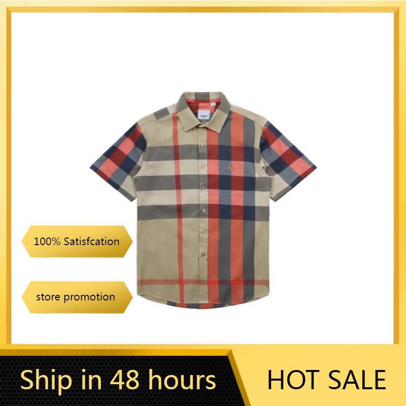 ❤️❤️❤️❤️ Áo Sơ Mi Unisex Tay Ngắn Thêu Họa Tiết Mới 2023