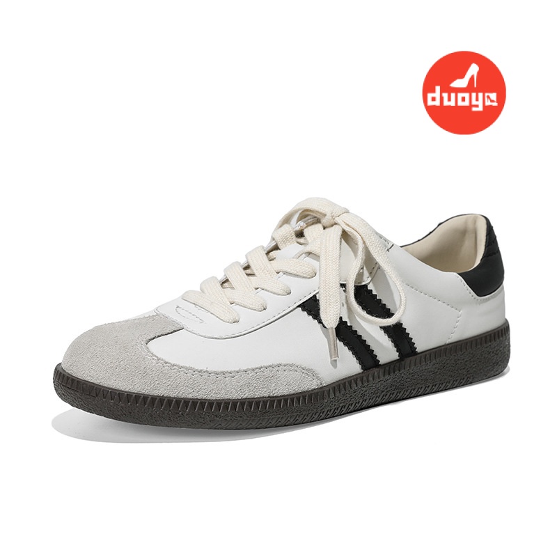 Duoya Giày Thể Thao Đế Dày Bằng Da Mềm Phù Hợp Với Mùa Xuân Thu Cho Nữ Giới