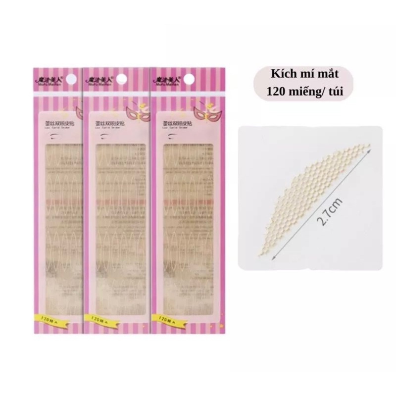 Kích mí dây Mofa Meiren 120 mắt kèm gắp mí giả