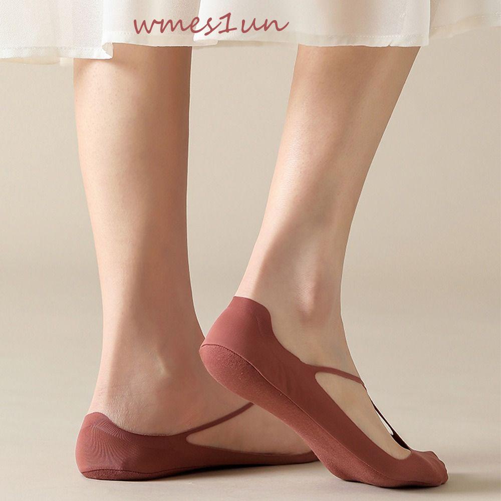 Vớ Thuyền Cotton Thoáng Khí Thấm Hút Mồ Hôi Màu Kẹo Ngọt Thời Trang WMES15H