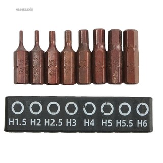 【GRCEKRIN】8 Pcs PH/Torx Star Screwdriver Bits 25mm Hex-Shank Security Magnetic Driver Bit