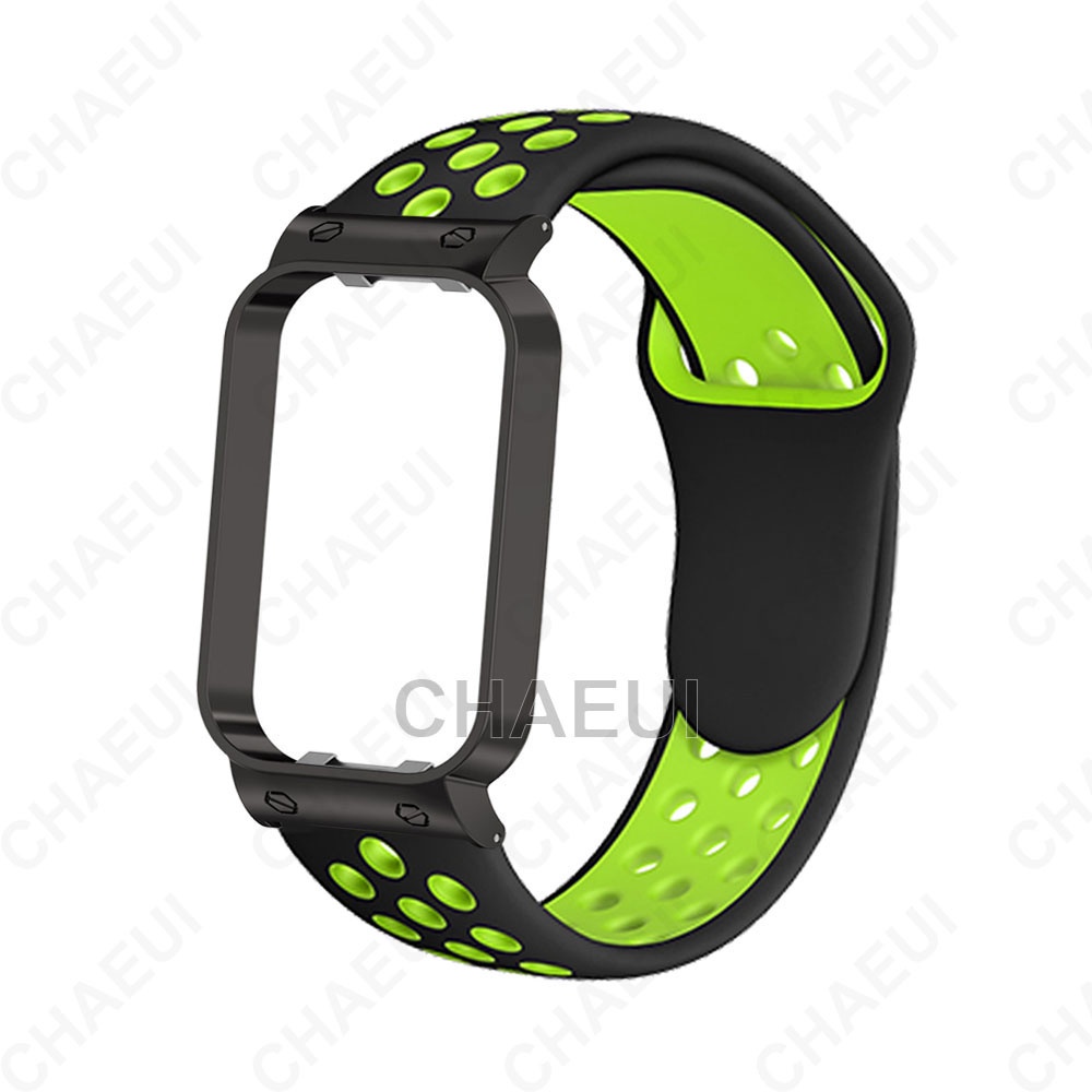 Dây Đeo Tay 2 Trong 1 Kèm Ốp Bảo Vệ Cho redmi smart band 2 / xiaomi mi band 7 pro / xiaomi smart band 8 active