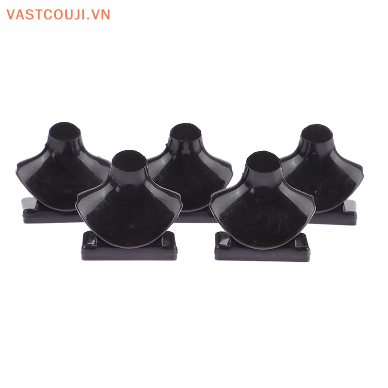 Set 5 Giá Trưng Bày Vòng cổ Màu Đen Cho Nhà Búp Bê