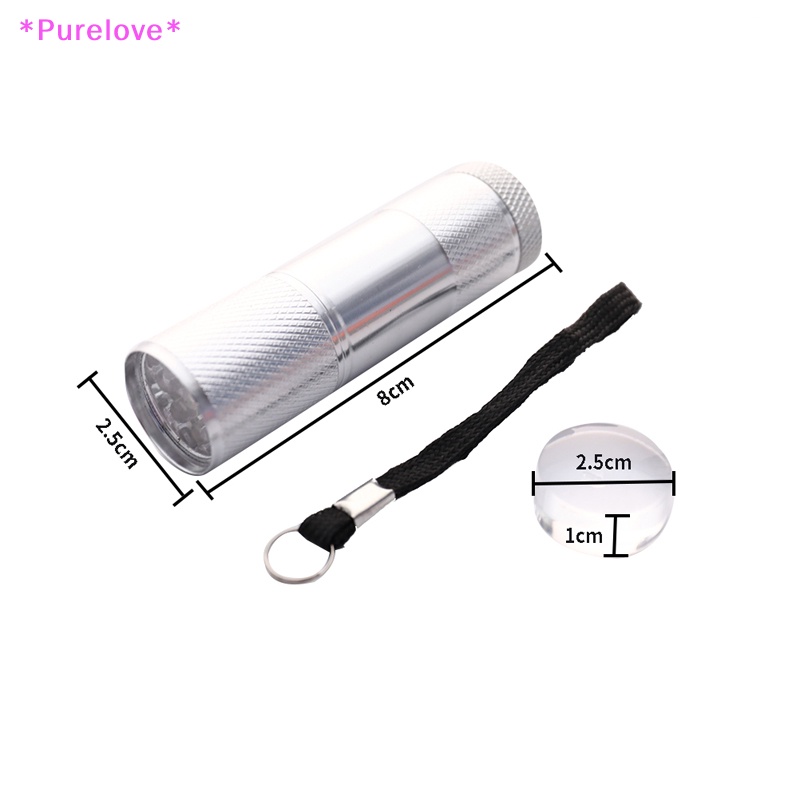 Đèn LED UV Mini Cầm Tay Bằng Silicon Di Động Tiện Dụng Mới