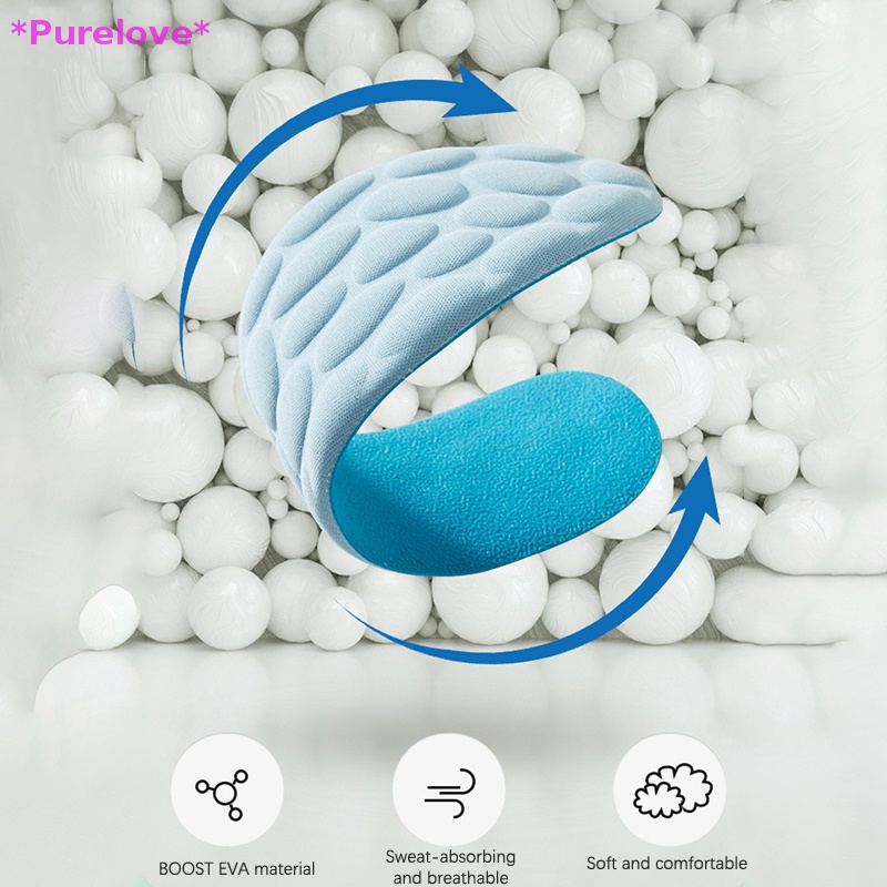 1 Cặp Miếng Lót Giày Thể Thao Bằng Cao Su Non Thoáng Khí Dành Cho Nam Và Nữ Mới