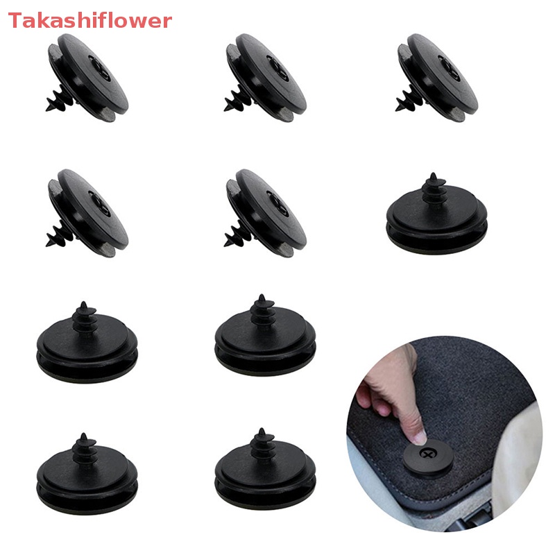 Set 10 Kẹp Cố Định Thảm Lót Sàn Xe Hơi Chống Trượt Tiện Dụng