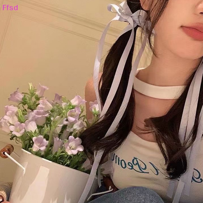 {Ffsd} Bán Chạy 2 Kẹp Tóc Nơ Dài Càng Cua Trang Trí Tiệc Tùng Cho Bé Gái