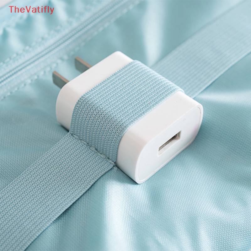 [Thevalifly] Túi Đựng Dây Cáp Sạc USB Kỹ Thuật Số Nhỏ Gọn Cho Điện Thoại Di Động Khi Đi Du Lịch