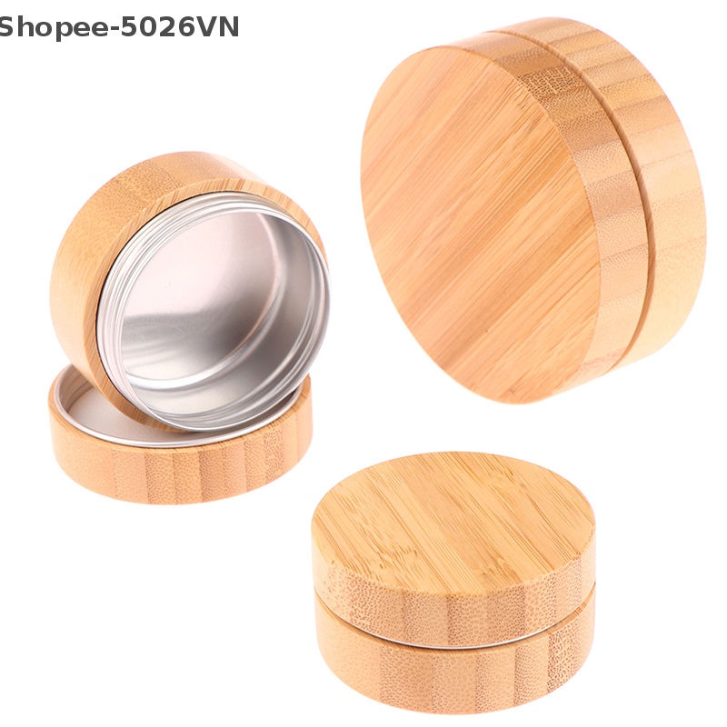 1 Hũ Đựng Kem 30 / 50 / 100G Có Nắp Bằng Tre