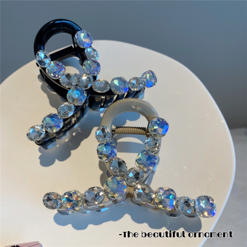 Kẹp Tóc Hình Cá Mập Đính Đá Sang Trọng Cho Nữ