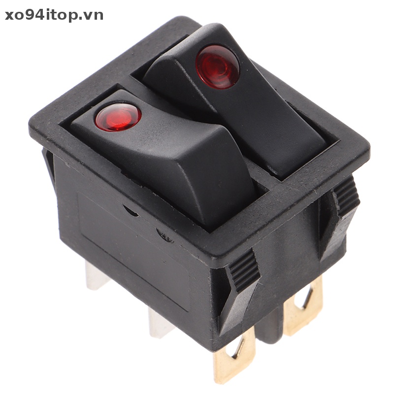 Công Tắc ON-OFF KCD6 6PIN 16A 220V KCD6 Cho Đèn Xe Ô Tô / Tàu Thuyền