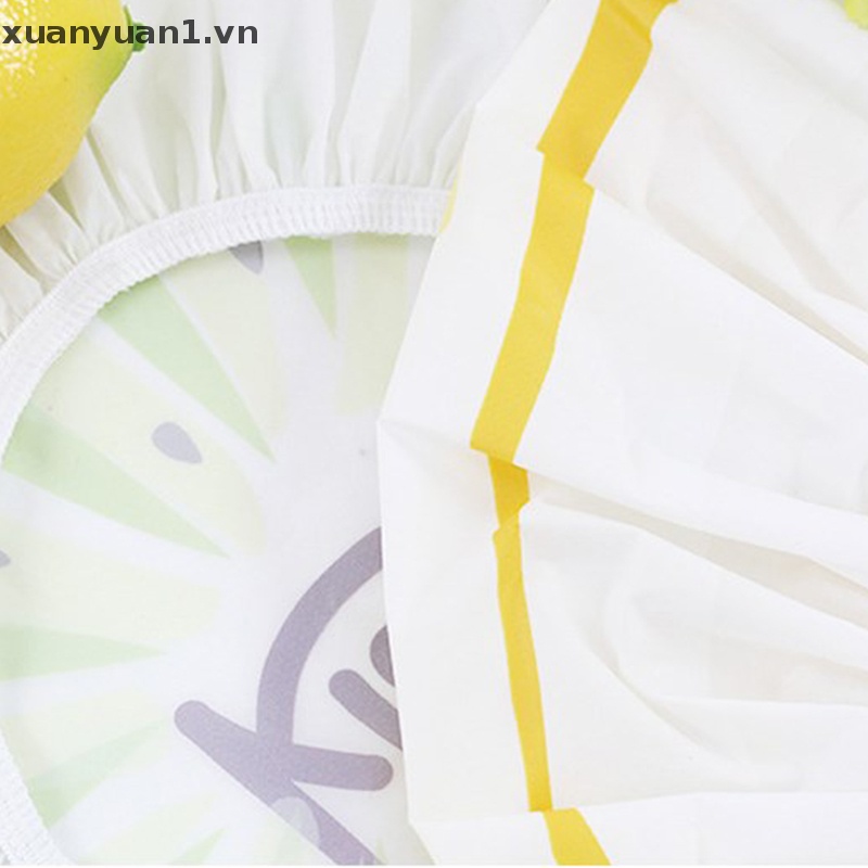 Mũ Trùm Tóc Khi Tắm Chống Thấm Nước Họa Tiết Trái Cây Hoạt Hình Dễ Thương